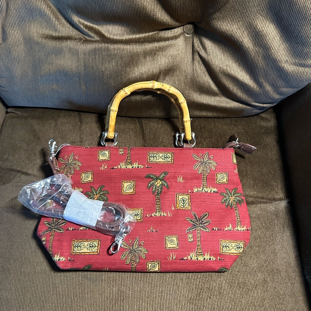 Relic handbag with Bamboo Handles